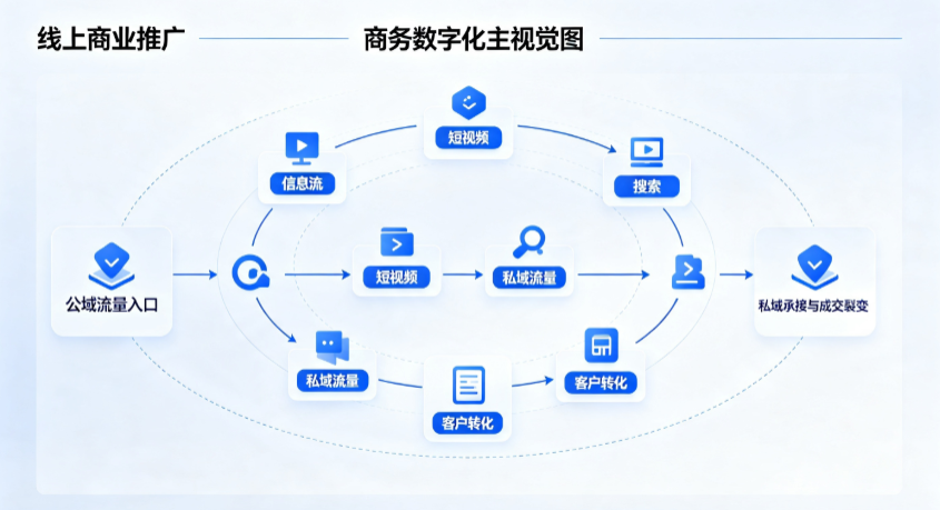 平凉地区线上商业推广怎么做？全域流量闭环搭建与低成本转化实战指南
